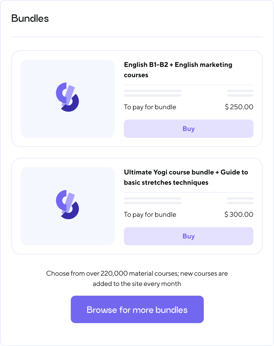 Продавайте комплекты