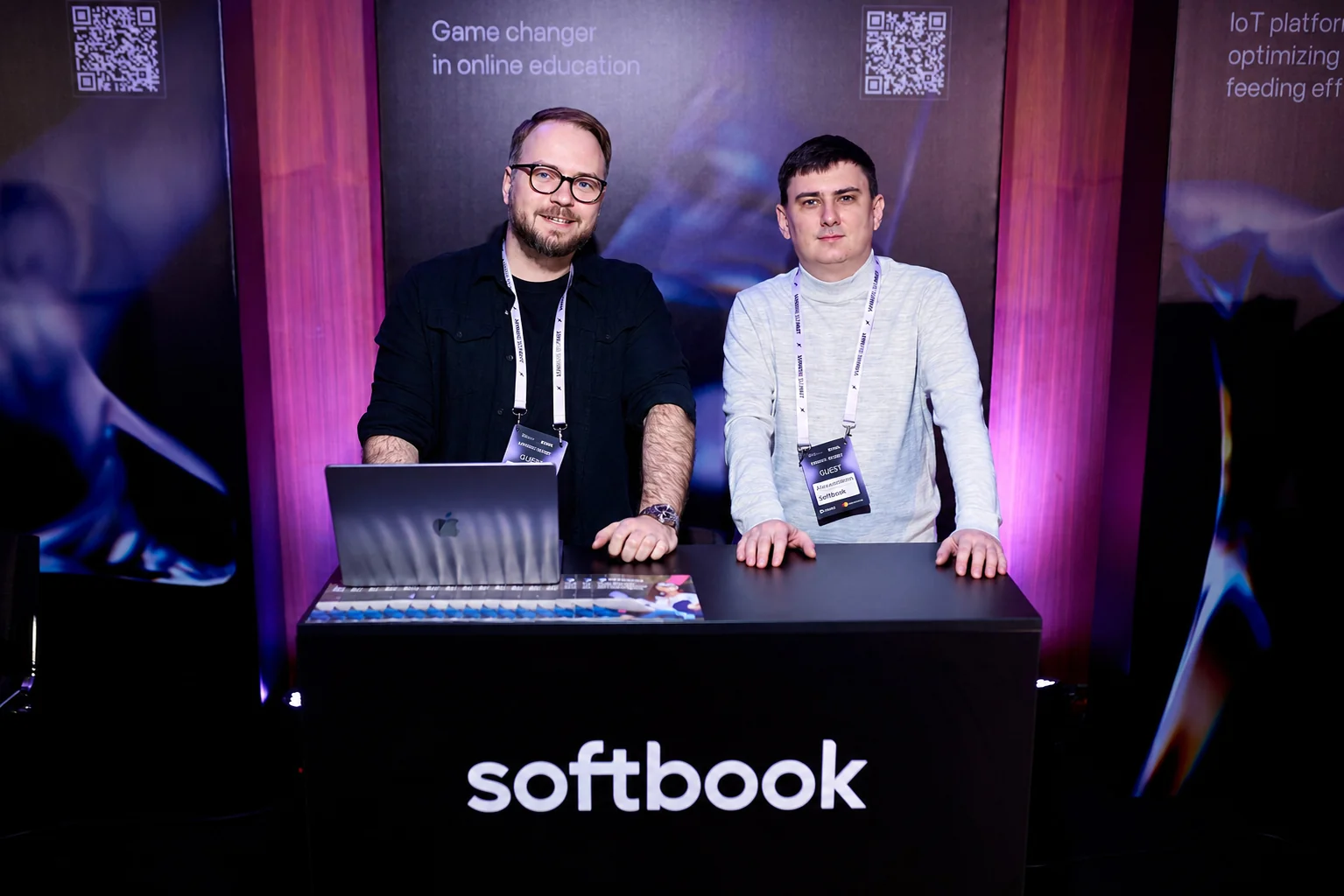 A photo of the founders together — Eugene and Oleksandr